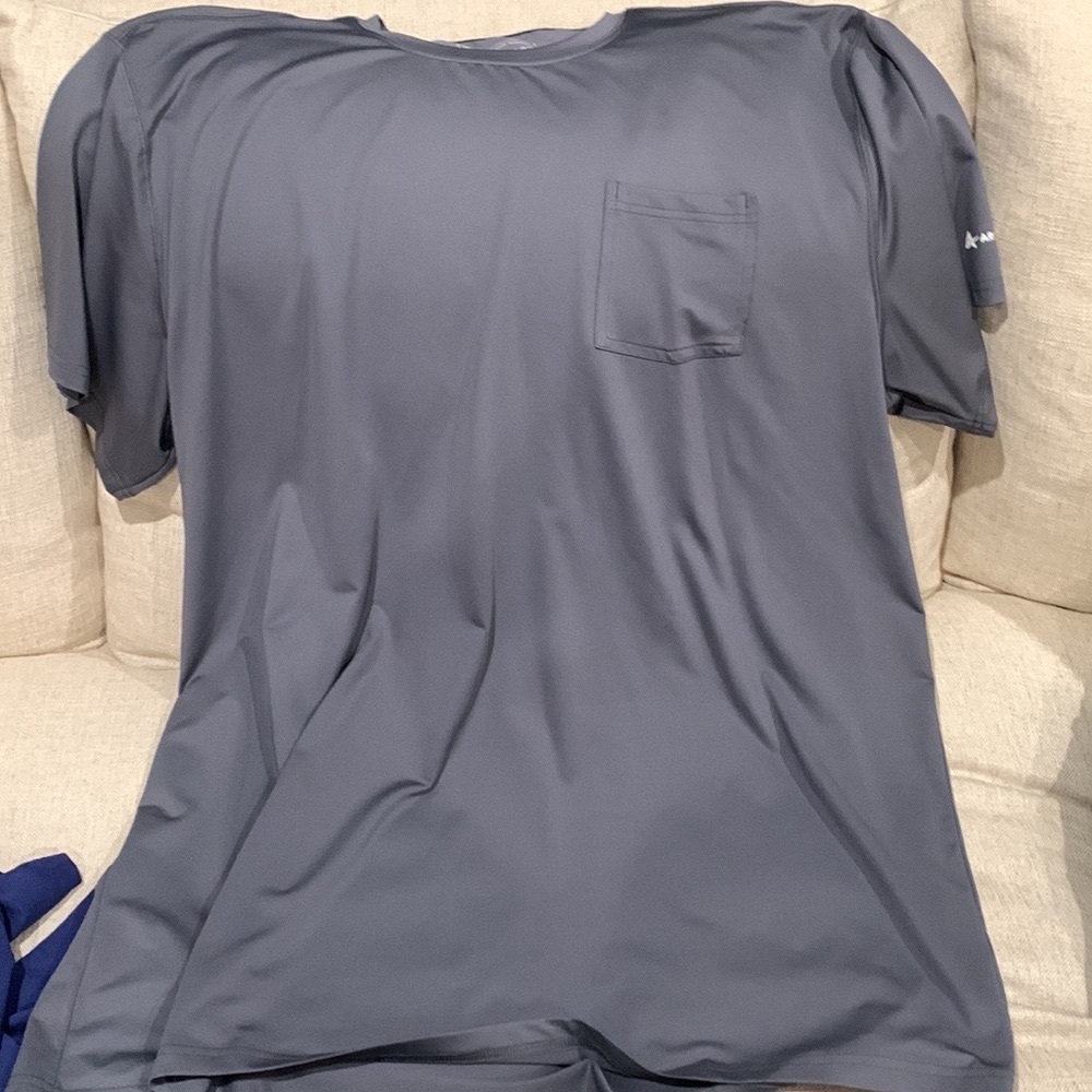 No tag it is brand new T-shirt Arctic Cool  size 3XL One gray and one navy blue